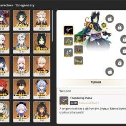 [NA] AR 56 ⭐ 54 Characters (15 Legendaries) ✨ Neuvillette + Nahida + Zhongli + Thundering Pulse + Skyward Blade ✅ Full Access ✅ 0